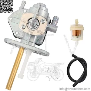 Fuel Vavle LT 80 Petcock Shut Off Tank Switch Fits for Suzuki LT80 LTA400 LT400 LTZ250 LTF300F Fits for Kawasaki Vulcan 750 VN750 51023-S006 Fits for Yamaha YFM250 350 600 Raptor Banshee Grizzly Blast