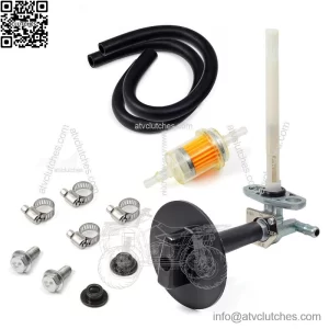 Fuel Valve Petcock & Lever Screw For Honda Foreman 450 TRX450 1998-2004