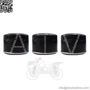 3Pcs Oil Filter For John Deere 3120 3320 3520 3720 Utility Tractors