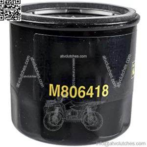 John Deere M806418 John Deere Oil Filter 1023E, 1025R, 1026R, 2210, 4010,755, HPX-DIESEL GATOR,455 LAWN MOWER, X495, X740, X748, and 1435 FRONT MOWER