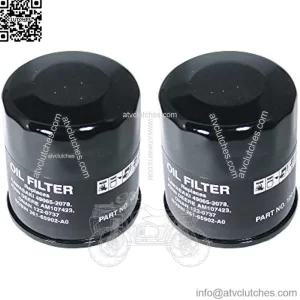 2pk Oil Filter Replaces John Deere AM107423 Kawasaki 49065-2078 Club Car 1016467 Robin 261-65902-A0 Onan 122-0737-03 Cub Cadet 490-201-0001