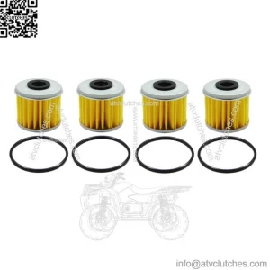 2004-2014 Honda Sportrax 450 TRX450 R ER OEM Oil Filter & O-Ring (Set of 4) H82