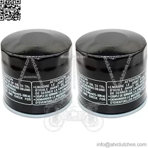 2 Pack Yerbay Compatible Motorcycle Oil Filter for Suzuki LTF500 F Quadrunner 1998-2002 / LTF500F Vinson 4X4 500 2002-2007