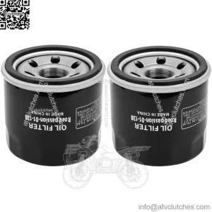 Oil Filter for SUZUKI LTF500 F QUADRUNNER 500 1998-2002 LTF500F VINSON 4X4 500 2002-2007 LTF500F VINSON 4X4 CAMO 500 2005-2007(pack of 2)