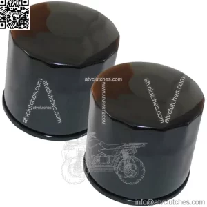 2 Pack Oil Filter Compatible with Suzuki 400 Lta400 Lta-400 F Fc Eiger Auto 4X4 Camo Hunter X Hunter 2002-2007