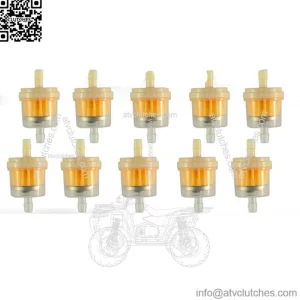 10pcs Inline Gas Fuel Filter 6MM 7MM 1/4" For Lawn Mower Small Engine Car Parts (For: Ford F-150)