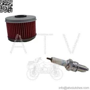 Honda TRX300 FourTrax 300 Tune Up Kit Oil Filter NGK Spark Plug TRX300FW TRX (For: Honda)