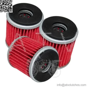 3 Pack Oil Filter for Yamaha YZ250F YZ450F 50Th Anniversary 2003-2011 2013-2020