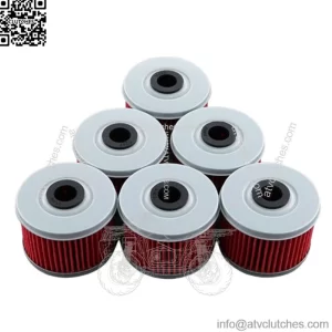 6x Oil Filter For Honda Rancher 350 420 TRX300 TRX400EX Foreman 500 Fourtrax 300 (For: More than one vehicle)
