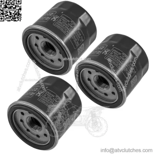 3 Pack Oil Filter for Kawasaki KVF750 Brute Force 4X4I 749 750 2005-2014