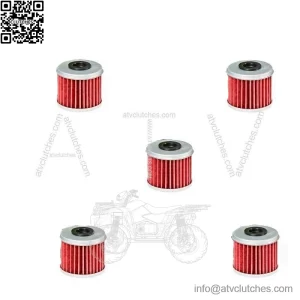 Honda TRX450R TRX450ER HiFlo Oil Filter HF116 TRX 450R 450ER - Pack of 5