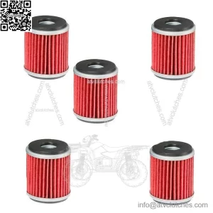 2004 2005 2006 Yamaha YFZ450 Oil Filter HF141 YFZ 450 - Pack of 5