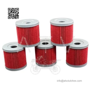 5x Oil Filter For Suzuki LTZ400 LT-Z400 Quadsport 2003 2004 2005 2006 2007-2009