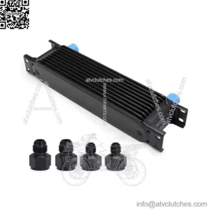 British 10-layer oil radiator 10-row engine oil cooler AN8/AN6 adapter AN10 oil cooler