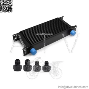 16-row engine oil cooler British-style 16-layer oil radiator AN8/AN6 adapter AN10 oil cooler