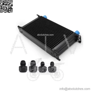 British 19-layer engine oil radiator 19-row engine oil cooler AN8/AN6 adapter AN10 oil cooler