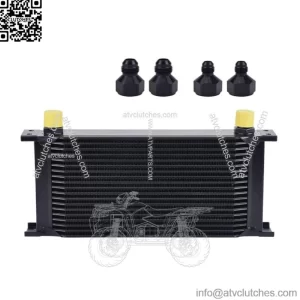 British 19-layer engine oil radiator 19-row engine oil cooler AN8/AN6 adapter AN10 oil cooler