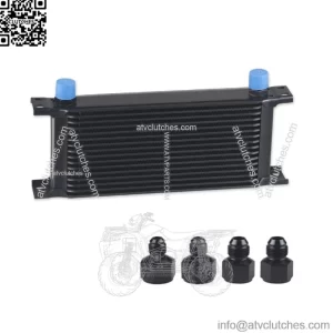 British 16-layer oil radiator 16-row engine oil cooler AN8/AN6 adapter AN10 oil cooler