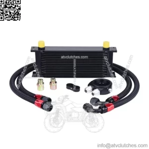 16-row engine oil cooler British style 16-layer oil radiator Oil cooler installation kit AN10