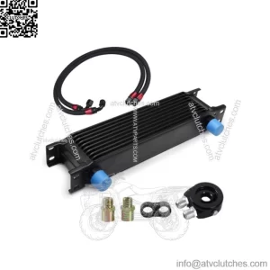 British 10-layer engine oil radiator, 10-row engine oil cooler, oil cooler installation kit AN10