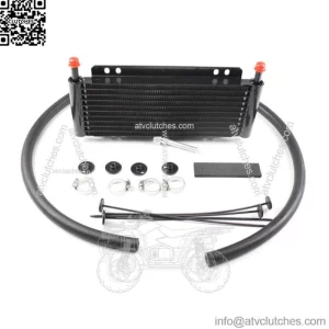 11-layer 676 Transmission Oil Cooler Universal Remote Transmission Oil Cooler Automatic Aluminum Radiator Converter