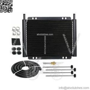 20-layer 676 Transmission Oil Cooler Universal Remote Transmission Oil Cooler Automatic Aluminum Radiator Converter