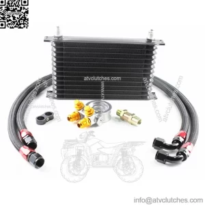 Universal 13-row cooler thermostat thermostatic oil cake adapter AN10 13-layer oil radiator