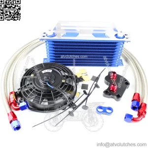 Modified Japanese 10-layer oil cooling radiator suitable for Mini Cooper R53 modified oil handle kit