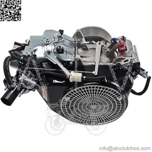 12 Net Power 420cc CRX Series Engine, Replaces Tapered Shaft 9.5hp FE290D Kawasaski on John Deere 1200A Bunker Rake