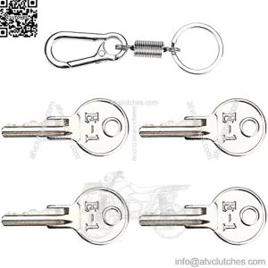 4 Pack Golf Cart Ignition Keys for EZGO Gas & Electric Golf Cart 1976-up, Replace OEM 17063-G1