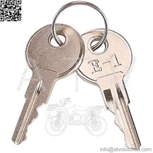 Universal Golf Cart Ignition Keys for EZGO 1982-up Electric and Gas, 2 PCS, OEM# 17063-G1 605946 611282 606993 609680 609692