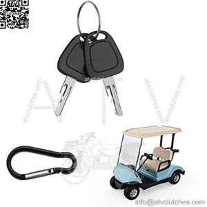 Universal EZGO Replacement Golf Cart Keys for EZGO 1982-up Electric and Gas, 2/4/6/8/10 PCS, OEM# 17063-G1 605946 611282 606993 609680 609692
