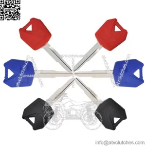 6 Motorcycle Parts Blank Key Uncut Blade For Kawasaki NINJA ZX-6R ZX-10R ZX-12R (For: More than one vehicle)