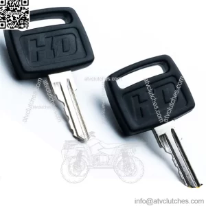 (2pk) Ignition Key fits John Deere Gator 4x2 4x4 4x6 HPX CS CX TE TH & TX Series