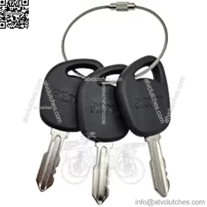 Gy20680 Gx24332 Lgnition Keys Replacement for John Deere D100 D105 D110 D120 D130 D140 D150 D155 D160 D170 Lawn Tractors (3 Pack)