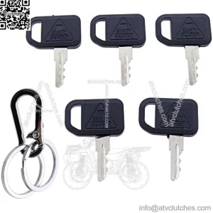 5PCS Ignition Keys AM131841 for John Deere 300 400 GT GX LX Series 130 160 165 Gator 4X2 6X4 Gator Key