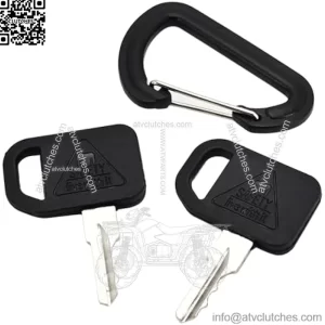 AM131841 Ignition Keys 131841 AM101600 Compatible with John Deere Gator CS CX HPX 4X2 4X4 6X4 300 400 X400 X500 GX GT LX Series 130 160 165 240 245 260 Lawn Mower Tractor Replace AM102439 TCA24616 (2)