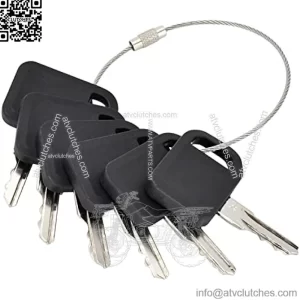 AM131841 6PCS Ignition Keys Compatible with John Deere Gator CS CX HPX Trail TE TH TS TX XUV Series LX X400 X500 X700 300 400 Series Lawn Tractors