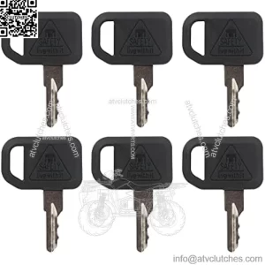 AM131841 6PCS Ignition Keys Replacement for John Deere 300 400 X400 X700 GT235 GX LX CS CX Gator TS HPX Mower Tractors Series