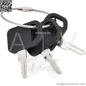 3PCS AM131841 Ignition Keys 131841 AM101600 Compatible with John Deere Gator CS/CX/HPX 4X2 4X4 6X4 300 400 X400 X500 GX GT LX Series 130 160 165 240 245