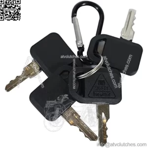 4 Ignition Key AM131841 fits for John Deere Gator (XUV,HPX,GX, GT,LX) and Mower