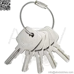 5Pcs Ignition Keys AR51481 AT195302 AT145929 Compatible with John Deere Backhoe Loader 210C 310 310A 310E 401C 710K Tractor 1020 1120 1630 2130 4320 8630 Combine 1165 3300 4400 7720 9780