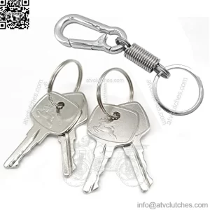 AR51481 AT195302 Ignition Keys 4PCS for John Deere Combine Riding Mower Logger and Excavator Replaces R45361 AT145929