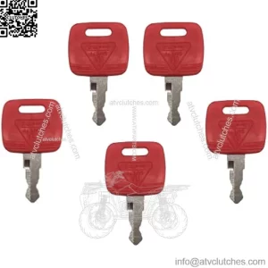 5pcs RE183935 RE71557 Ignition Keys Compatible for John Deere Tractor Replacement