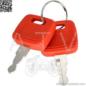 2PCS RE183935 Ignition Key RE71557 Compatible with John Deere Tractor 3120 3320 3720 4210 4320 4510 4710 5045E 5103 5203 7130 7230 (6NBB41T54V51105QRMKVOV5O)