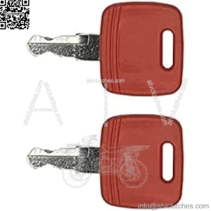 2X RE43492 Ignition Key for John Deere 3120 3203 3320 3520 3720 4105 4120 4210