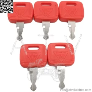 5 PCS RE183935 RE71557 Keys for John Deere Tractor 110tlb 2032R 2038R 5320 3120 3320 3720 4044 4210 4320 4310 4510