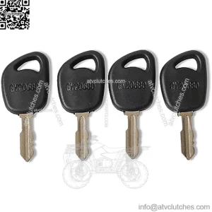 4pcs Ignition Keys for John Deere Mower and Lawn Tractors 100, D100, E100, G100, L100, LA100, LT, SST, X300, X500 and X700 Series