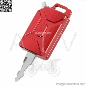 High-Quality 3D CNC Oil Tank Shape Motorcycle Key Cover Keychain ATV UTV (For: John Deere Gator HPX HPX815E)