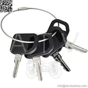 AM131841 Ignition Keys 131841 AM101600 Compatible with John Deere Gator CS/CX/HPX 4X2 4X4 6X4 300 400 X400 X500 GX GT LX Series 130 160 165 240 245 Lawn Mower Tractor AUC12681 AM102439 TCA24616 (4)